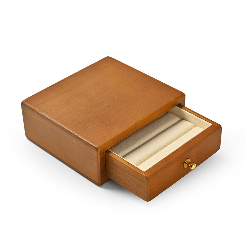 Exquisite Wood Jewelry Storage Box With Drawer SM194