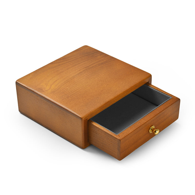 Exquisite Wood Jewelry Storage Box With Drawer SM194