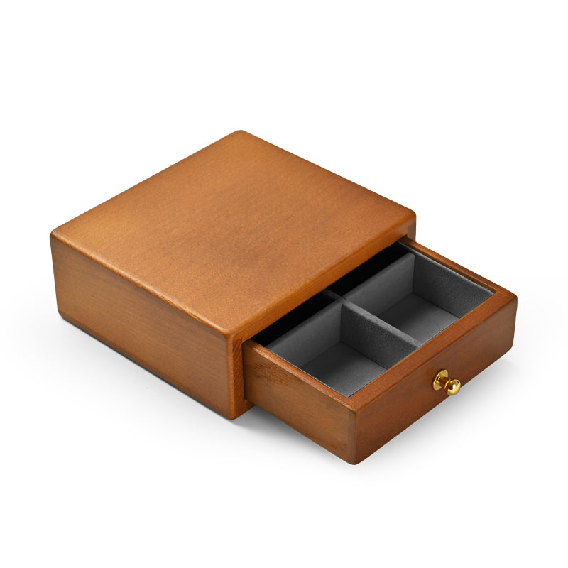 Exquisite Wood Jewelry Storage Box With Drawer SM194