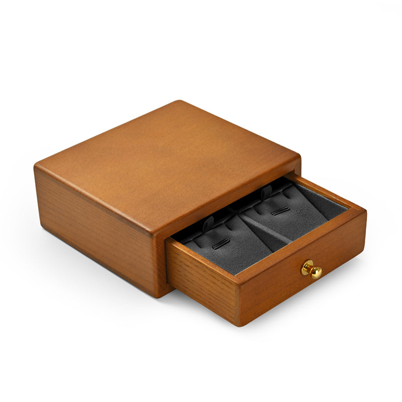 Exquisite Wood Jewelry Storage Box With Drawer SM194